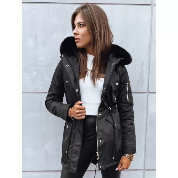  Dámsky kabát DSTREET GODDESS TY3867 ČIERNA 
