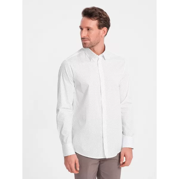  Pánska košeľa OMBRE om-shcs-0152 biela 