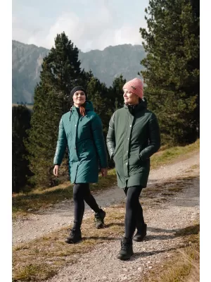Dámsky zimný kabát NORDBLANC WARMHUG NBWJL8073 TMAVO zelená