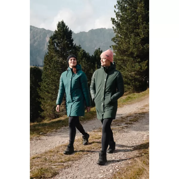  Dámsky zimný kabát NORDBLANC WARMHUG NBWJL8073 TMAVO zelená 