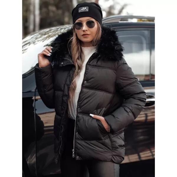  Dámska bunda DSstreet Nordcll Ty4711 čierna 