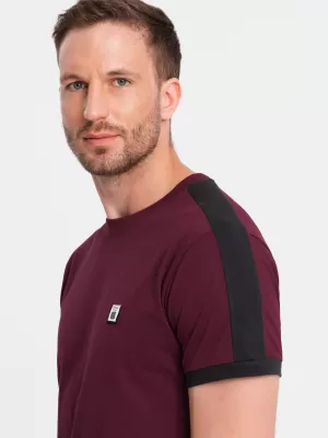 Pánska t -shirt OMBRE s1632 gaštan