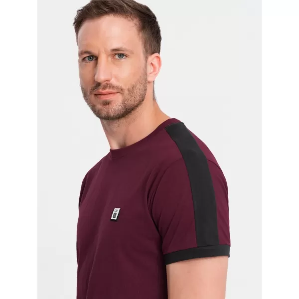 Pánska t -shirt OMBRE s1632 gaštan 