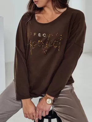 Dámske tričko DSTREET PERFSTYLE R2667 KARAMEL