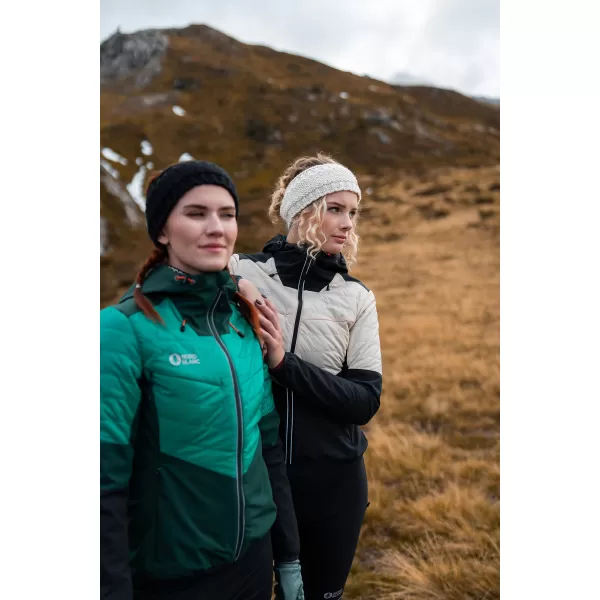  Dámska športová bunda NORDBLANC ICEBERGS NBWJL8112 TMAVO zelená 