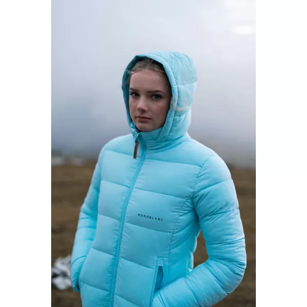 Dámsky zimný kabát NORDBLANC MOMENTS NBWJL8076 SVETLO modrá 