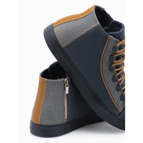  Pánske topánky OMBRE om-font-0140 Navy modré 