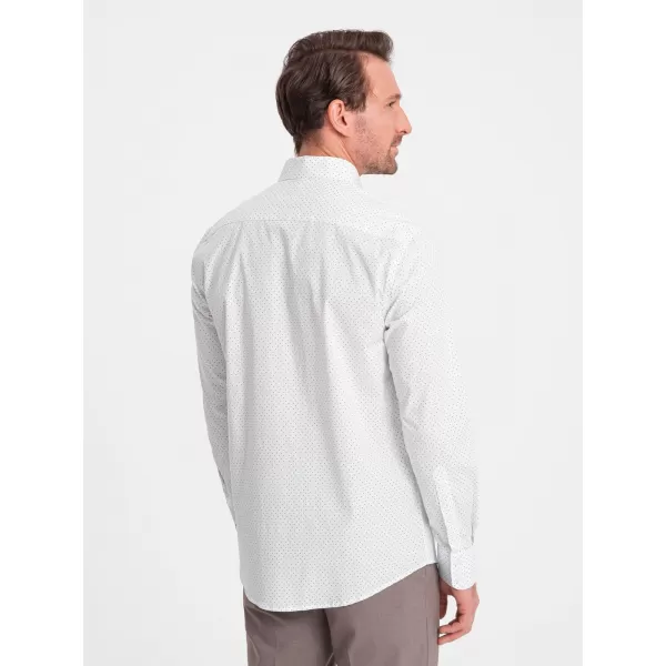  Pánska košeľa OMBRE om-shcs-0152 biela 