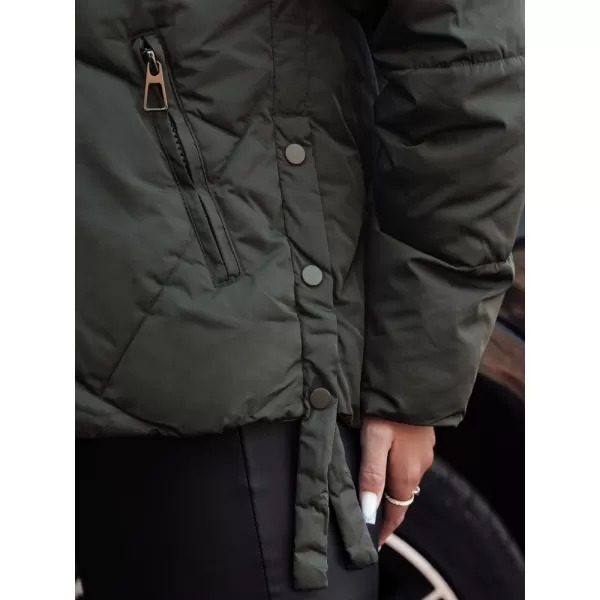  Dámska bunda dsstreet modiva ty4727 zelená 