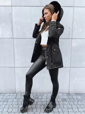 Dámsky kabát DSTREET GODDESS TY3867 ČIERNA