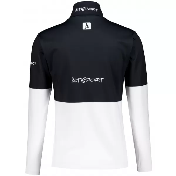  Dámska prémiová funkčná termo mikina ALTISPORT VOJ/ALW051TER03 ČIERNOBIELY 