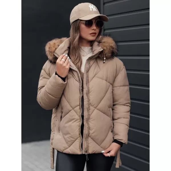  Dámska bunda DSTREET LESISI TY4715 BÉŽOVÁ 