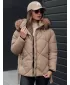 Dámska bunda DSTREET LESISI TY4715 BÉŽOVÁ
