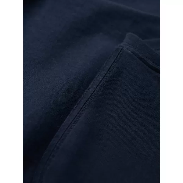  Pánske tričko OMBRE om-tsbs-0146 NAVY MODRÉ 