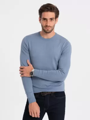 Pánsky sveter OMBRE om-swbs-0106 svetlo modrá
