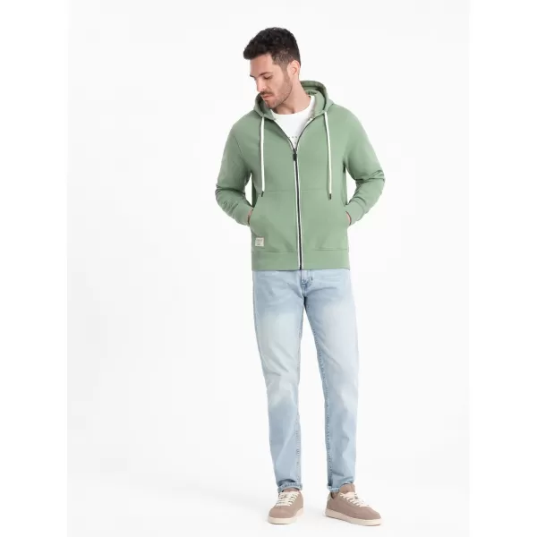  Pánska mikina OMBRE om-ssbz-0178 zelená 