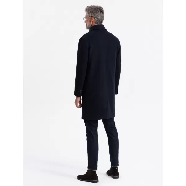 Pánsky kabát OMBRE om-kowc-0106 NAVY BLUE 