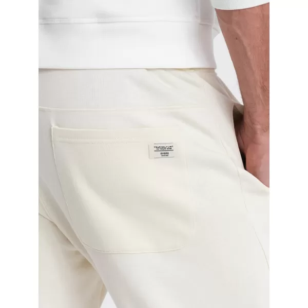  Pánske tepláky OMBRE om -pabs-0173 CREAM 