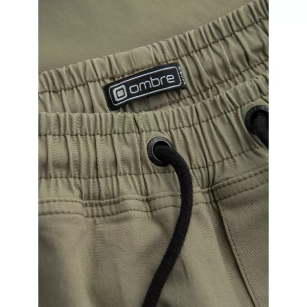  Pánske nohavice OMBRE om-pajo-0125 khaki 