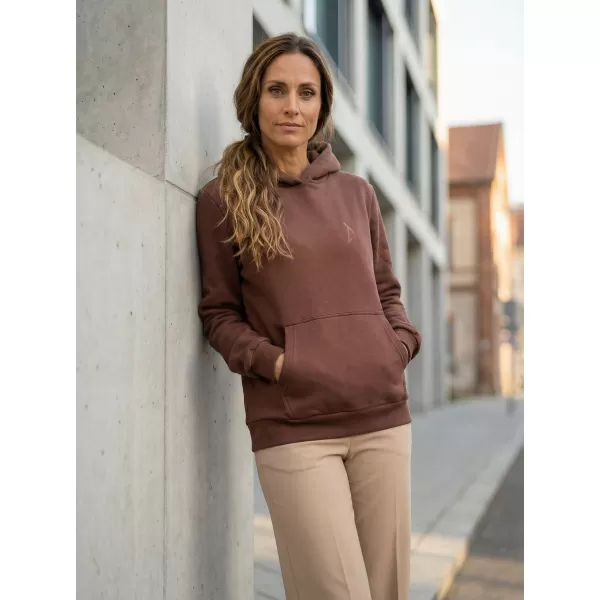  Dámska mikina ALTISPORT BYB/ALW002BY289 ČOKOLÁDOVO HNEDÁ 