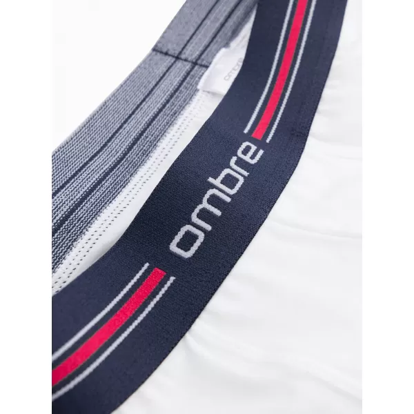  Pánske šortky OMBRE om-unbo-0109 3 balenie mix biele 
