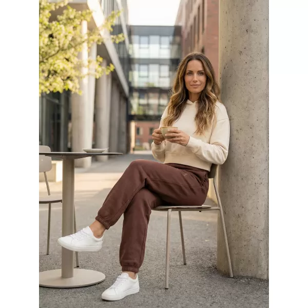  Dámske tepláky ALTISPORT BYB/ALW002BY291 ČOKOLÁDOVO HNEDÁ 