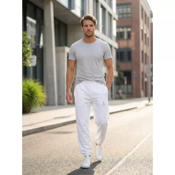  Pánske tepláky ALTISPORT BYB/ALM002BY286 BIELA 