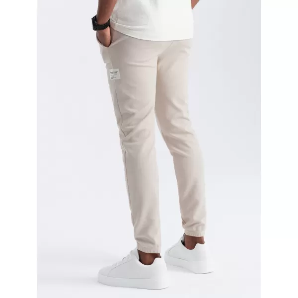  Pánske tepláky OMBRE Om-Pask-0211 Light BEIGE 