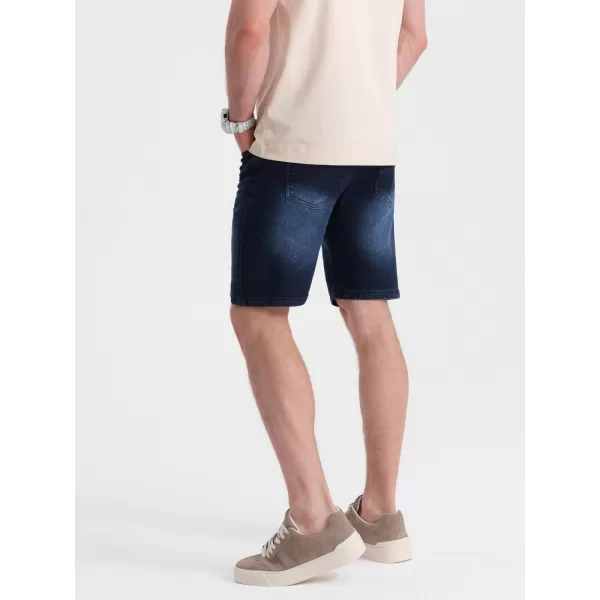  Pánske šortky OMBRE om-srds-0145 tmavo modrá 