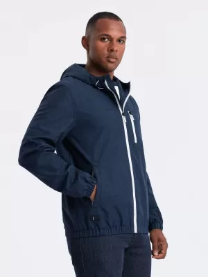 Pánska bunda OMBRE om-janp-0136 NAVY MRUE
