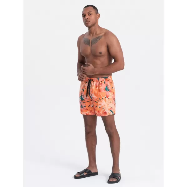  Pánske kúpajúce sa šortky OMBRE om-srbs-0140 ORANGE 
