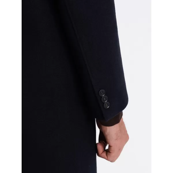  Pánsky kabát OMBRE om-kowc-0106 NAVY BLUE 
