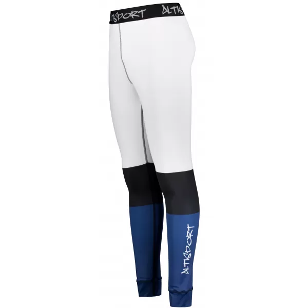  Prémiové pánske funkčné termo nohavice ALTISPORT VOJ/ALM051TER02 BIELA MODRÁ 