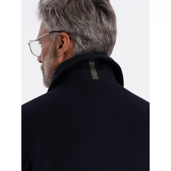  Pánsky kabát OMBRE om-kowc-0106 NAVY BLUE 
