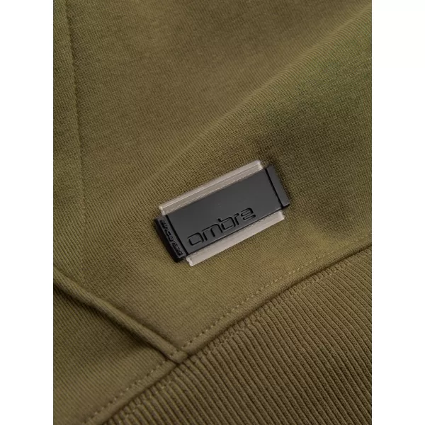  Pánska mikina OMBRE om-ssbn-0161 Olive 
