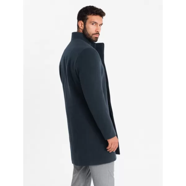  Pánsky kabát OMBRE om-cowc-0120 Navy BLUE 
