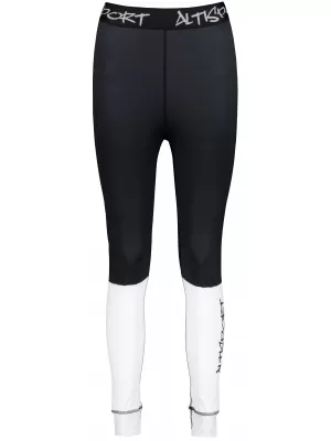Dámske prémiové funkčné termo nohavice ALTISPORT VOJ/ALW051TER02 ČIERNOBIELY