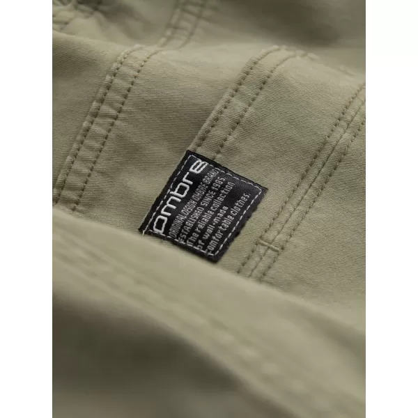  Pánske nohavice OMBRE om-pajo-0125 khaki 