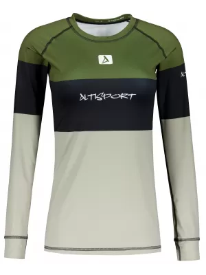Dámske prémiové funkčné termo tričko s dlhým rukávom ALTISPORT VOJ/ALW051TER01 KAKI
