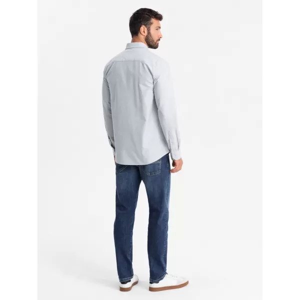  Pánska košeľa OMBRE om-shos-0172 modrá 