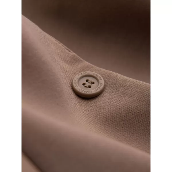  Pánska bunda OMBRE om-blzb-0127 tmavá béžová 