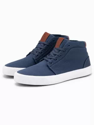 Pánska OMBRE om-font-0156 Tmag Blue topánky
