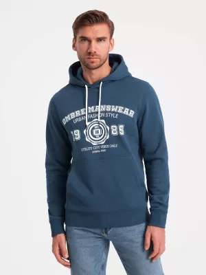 Pánska mikina OMBRE OM-SSPS-0143 NAVY MODRÉ