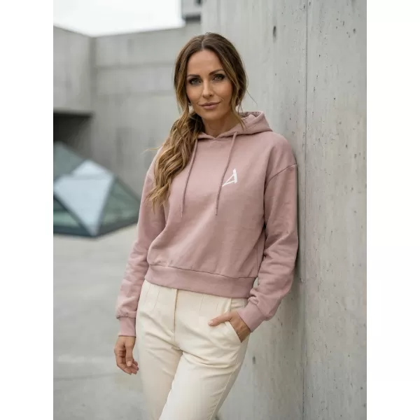  Dámska mikina z organickej bavlny ALTISPORT BYB/ALW002BY183 STARORUŽOVÁ 