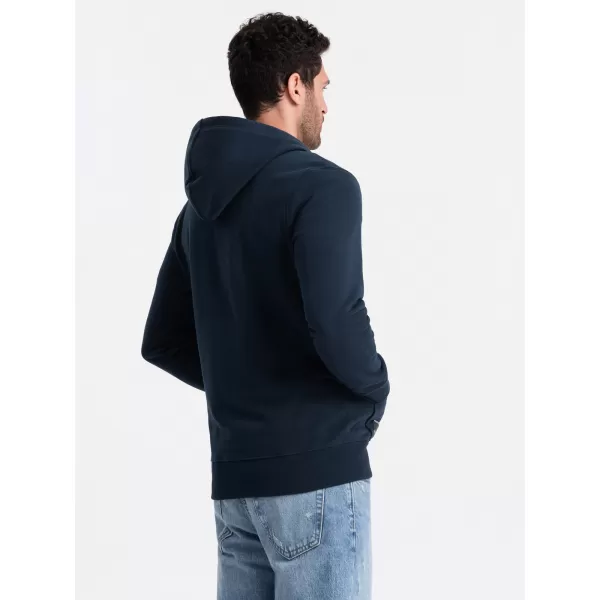  Pánska mikina OMBRE om-ssbz-0160 Navy modrá 
