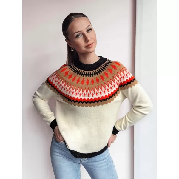  Dámsky sveter dstreet rubíj glow BEIGE 