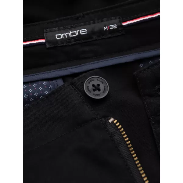 Pánske šortky OMBRE OM-SRCG-0133 ČIERNA 
