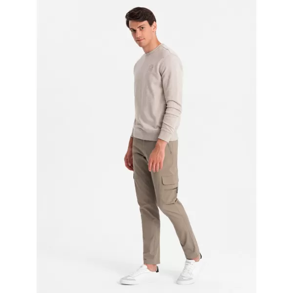  Pánske nohavice OMBRE om pacg-0204 khaki 