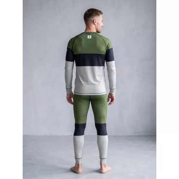 Prémiové pánske funkčné termo nohavice ALTISPORT VOJ/ALM051TER02 KAKI 