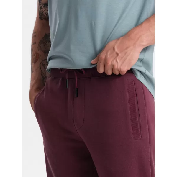  Pánske šortky OMBRE om-srbs-0149 gaštan 